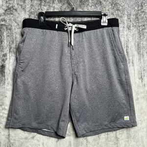 Vuori "V" Cycled Board Shorts 33 Gray Trainer Performance Hybrid Stretch Unlined